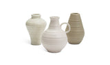Habitat ceramic bud vases set of 3 cream, UK version