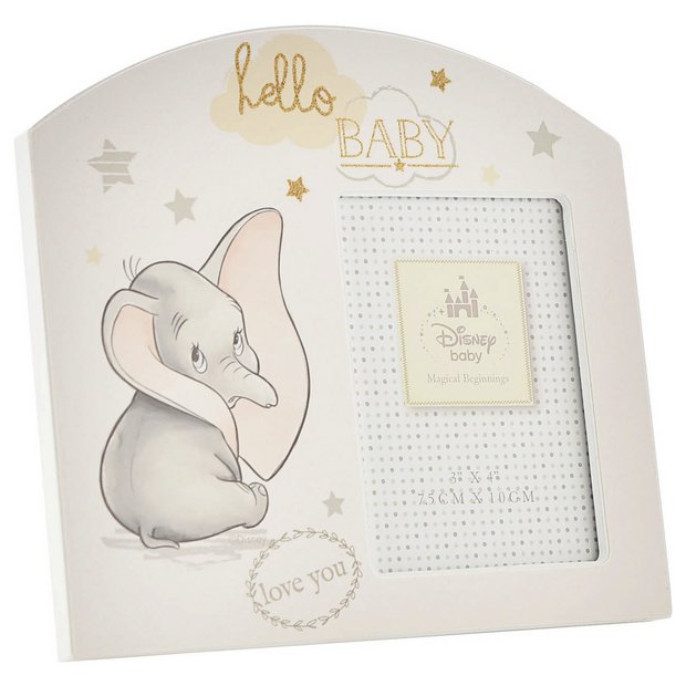 Disney Dumbo arch photo frame cream 15x16cm (British brand)