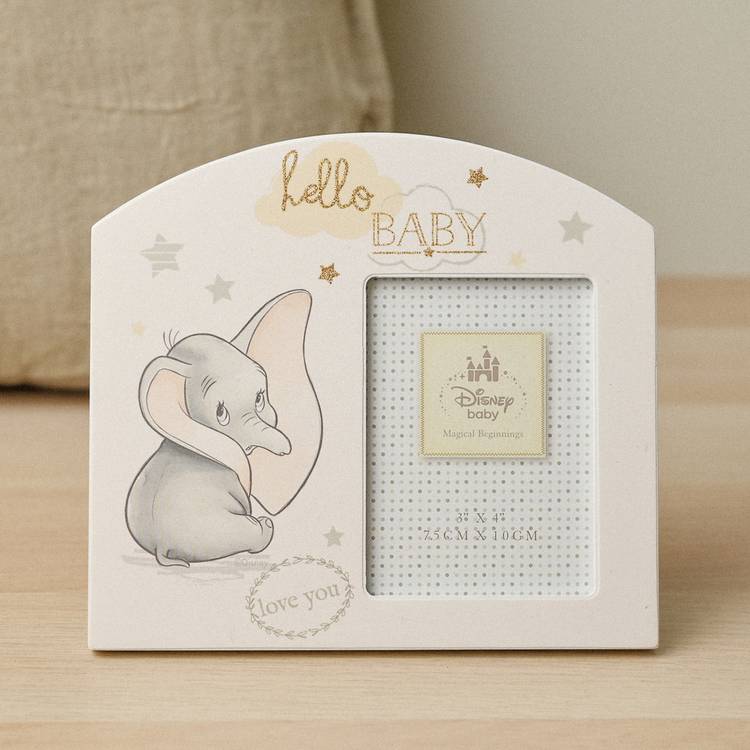 Disney Dumbo arch photo frame cream 15x16cm (British brand)