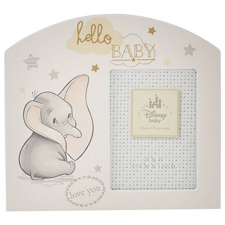 Disney Dumbo arch photo frame cream 15x16cm (British brand)