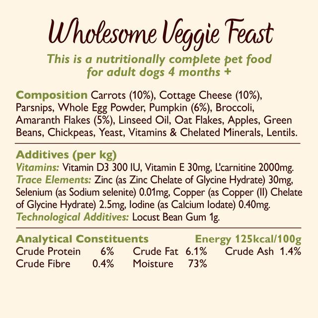 Lily's Kitchen Wholesome Veggie Feast for Dogs   375g GOODS M&S   