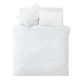 Silentnight Supersoft Plain White Bedding Set - Kingsize
