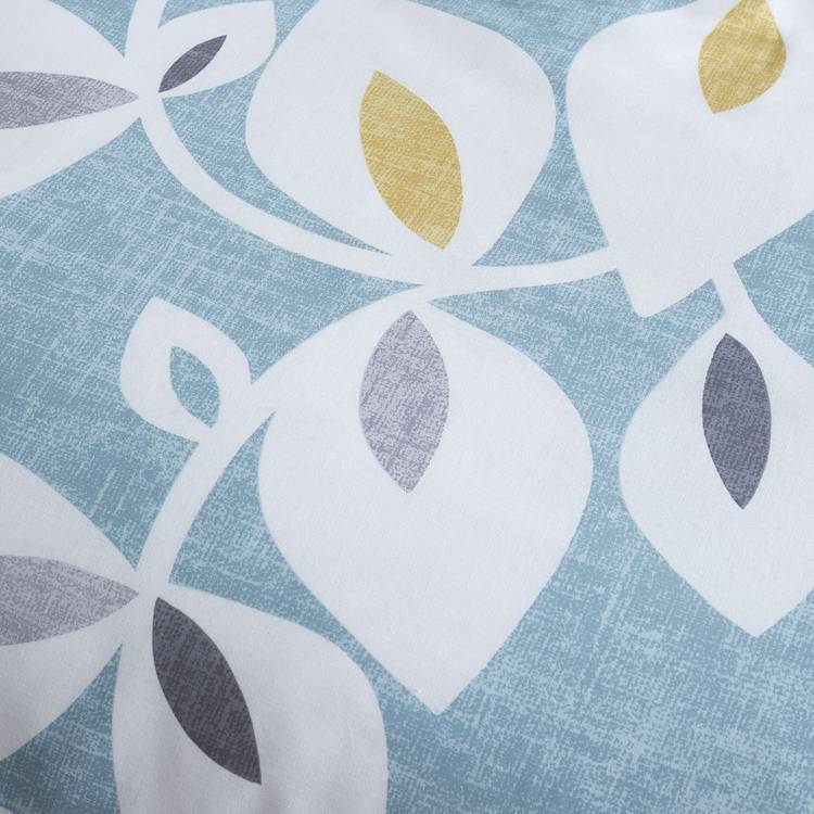 Catherine Lansfield bedding set teal leaf print single, imported from the UK