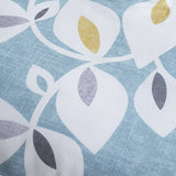 Catherine Lansfield bedding set teal leaf print single, imported from the UK