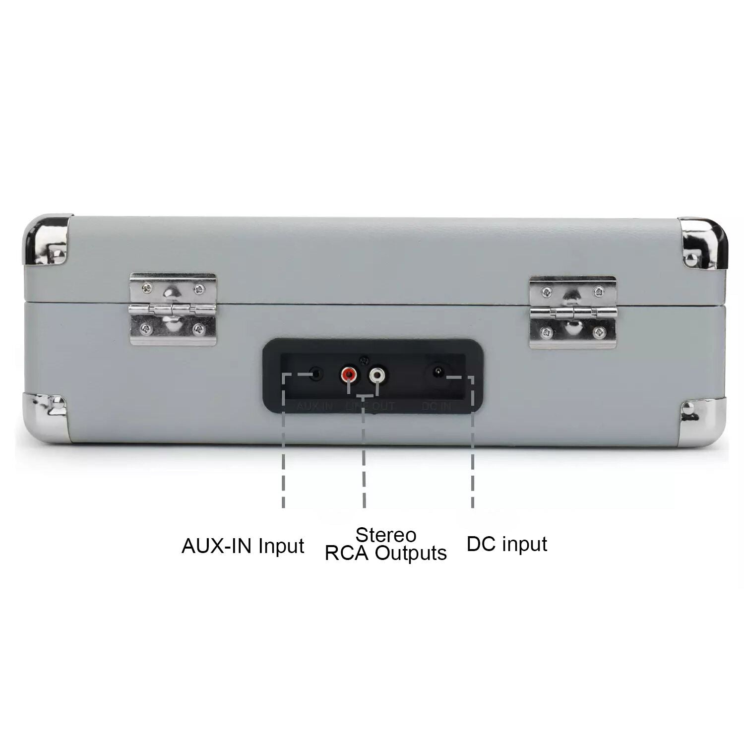 Bush classic record player in grey with built-in speakers - British product