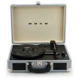Bush classic record player in grey with built-in speakers - British product