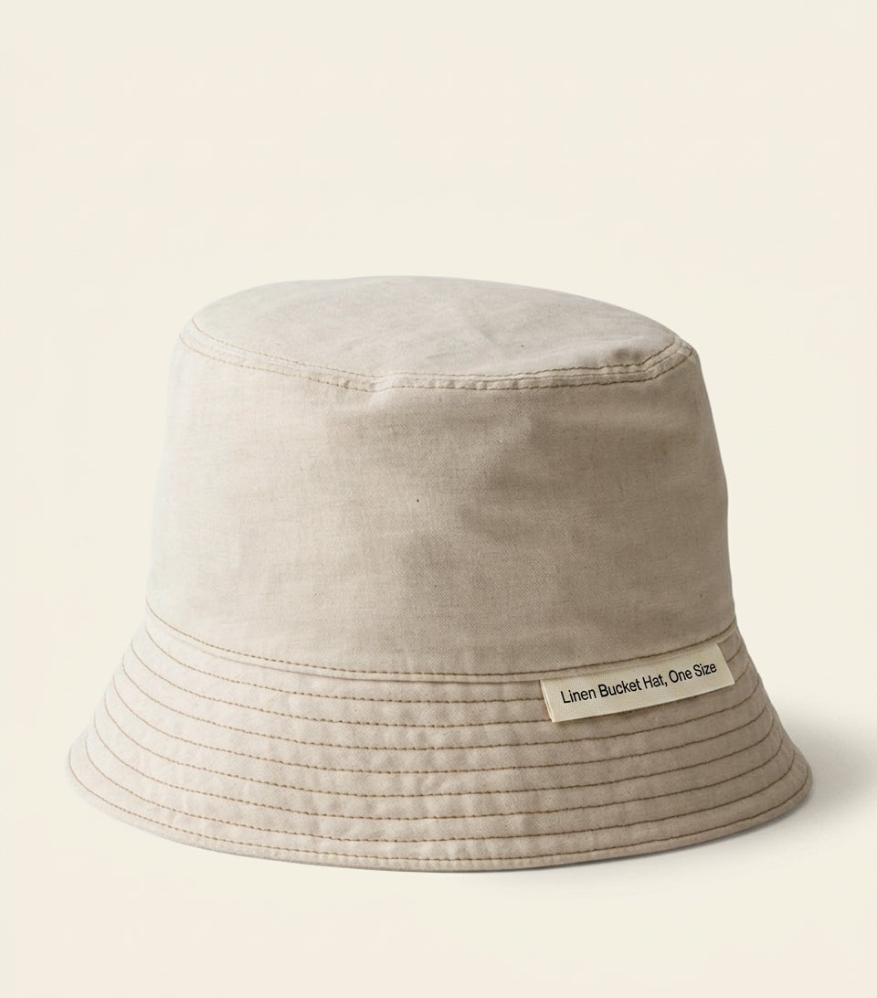 Prada Twill Eimerhut aus Baumwolle und Flachs (britische Marke)