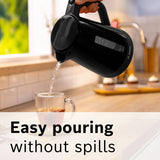 Bosch kettle 1.7L black, imported from the UK