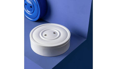 Argos Habitat Button Lacquered Storage Jar White 6x20x20cm- Buy online at McGrocer