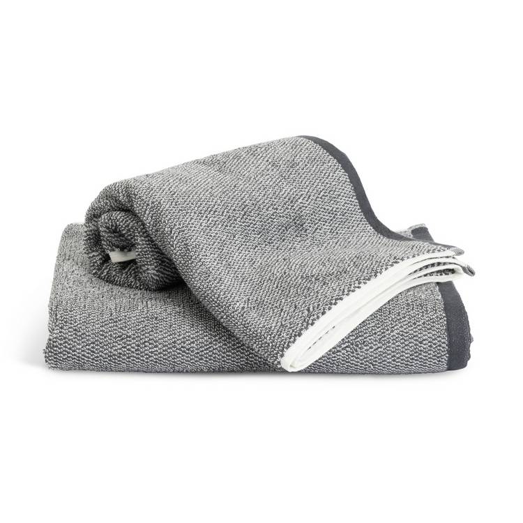 Habitat black 4-piece towel bale set (British brand)