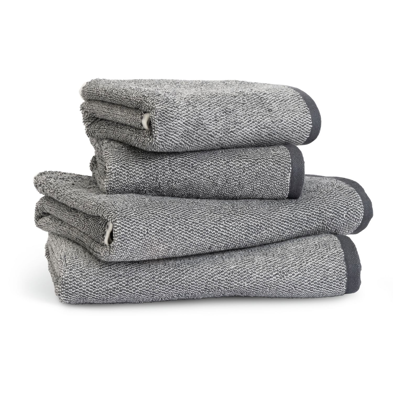 Habitat black 4-piece towel bale set (British brand)
