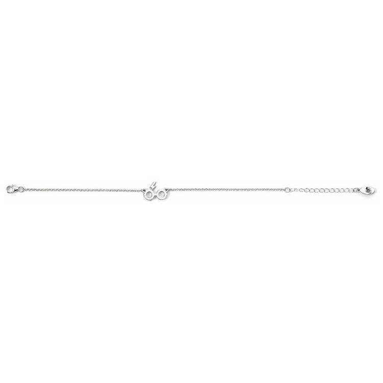 Harry Potter sterling silver glasses charm bracelet, imported from the UK