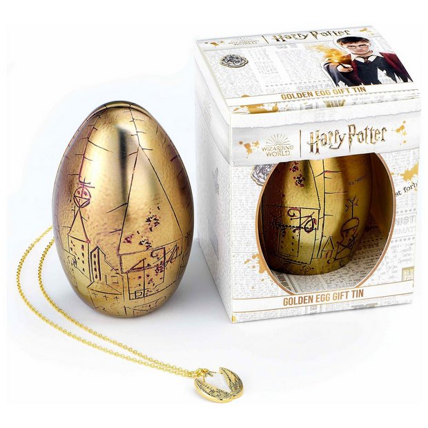 Harry Potter golden egg necklace in gift tin, UK version