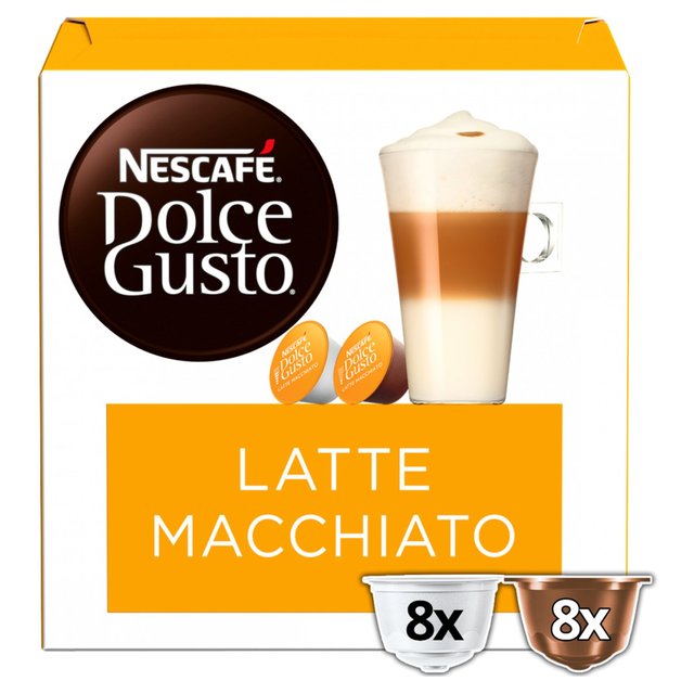 Nescafe Dolce Gusto Latte Macchiato Pods   8 per pack