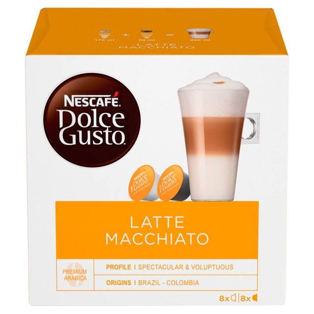 Nescafe Dolce Gusto Latte Macchiato Pods   8 per pack