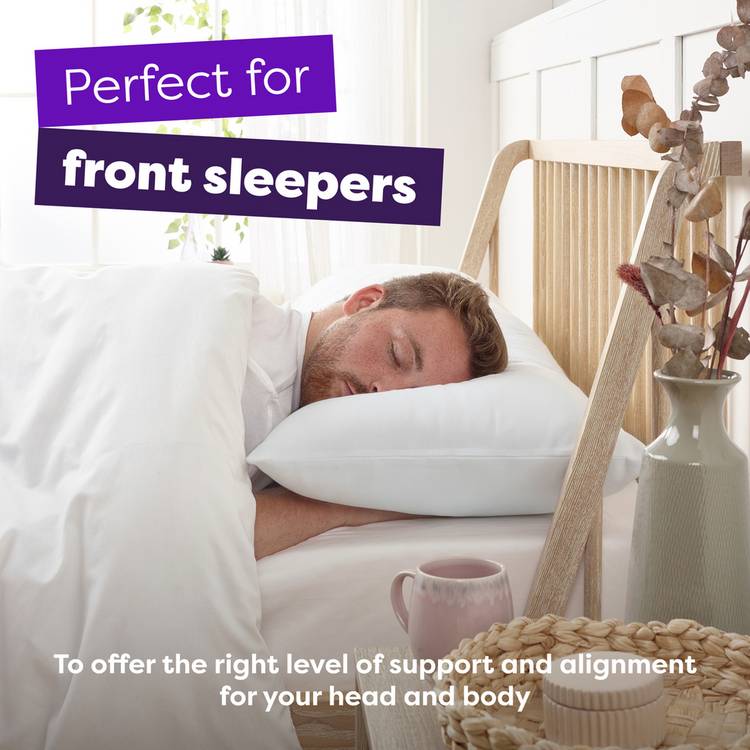 Slumberdown Front Sleeper Pillow 74x48cm - British product