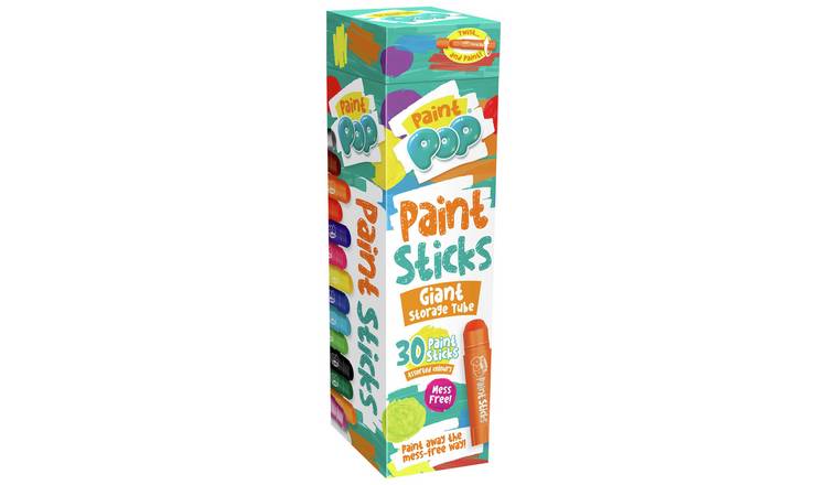 Paint Pop Jumbo 30 Pieces Paint Sticks GOODS Argos