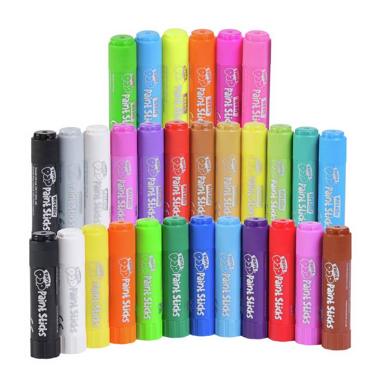 Paint Pop jumbo paint sticks 30 pieces, imported from the UK