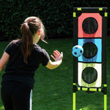 Football Flick Hero Target Tower indoor training game with three coloured footballs (British brand)