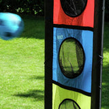 Football Flick Hero Target Tower indoor training game with three coloured footballs (British brand)