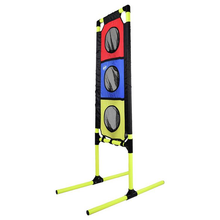 Football Flick Hero Target Tower indoor training game with three coloured footballs (British brand)