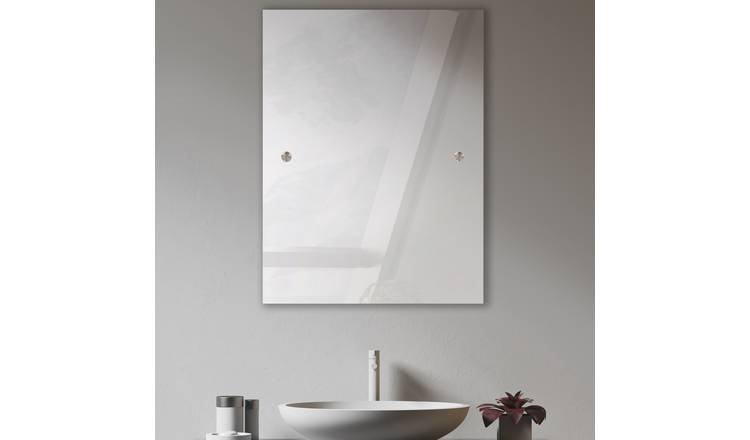 Innova drilled bathroom wall mirror 60x45cm, imported from the UK