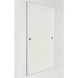 Innova drilled bathroom wall mirror 60x45cm, imported from the UK