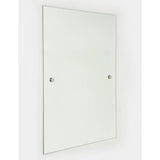 Innova drilled bathroom wall mirror 60x45cm, imported from the UK