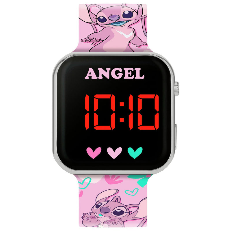 Disney Kids Pink Lilo and Stitch LED Watch