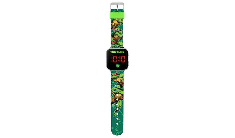 Nickelodeon Teenage Mutant Ninja Turtles LED Strap Watch GOODS Argos