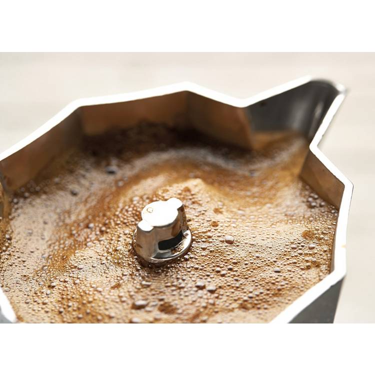 Pezzetti 6-cup espresso coffee maker aluminium - British product