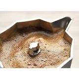 Pezzetti 6-cup espresso coffee maker aluminium - British product