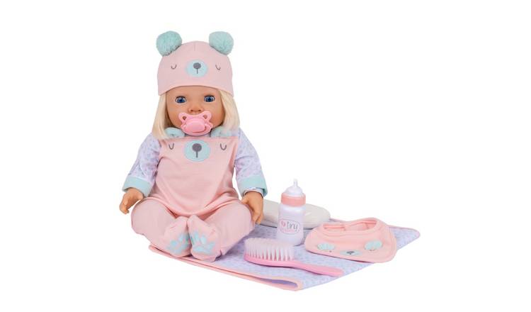 Tiny Treasures bear baby doll care set 17 inches, UK version