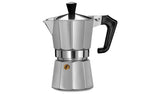 Pezzetti aluminium 3 cup coffee maker (British brand)