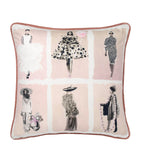 Decorative Couture Carousel Cushion with Feather Down Filling, 50cm x 50cm