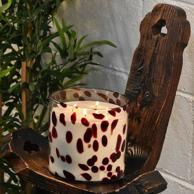 Costco UK Torc 4 Wick Large Scented Candle in Handblown Glass Cinnamon Clove- Buy online at McGrocer