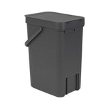 Brabantia Sort & Go Waste Bin  Grey 12L GOODS M&S   