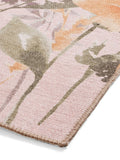 Catherine Lansfield pink floral washable rug (British brand)