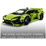 LEGO Technic Lamborghini Huracán Tecnica model car set 806 pieces - British product