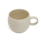 Habitat stoneware mug set cream ripple 540ml, UK version