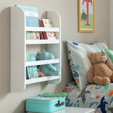 Habitat kids wall mounted mini shelf white (British brand)