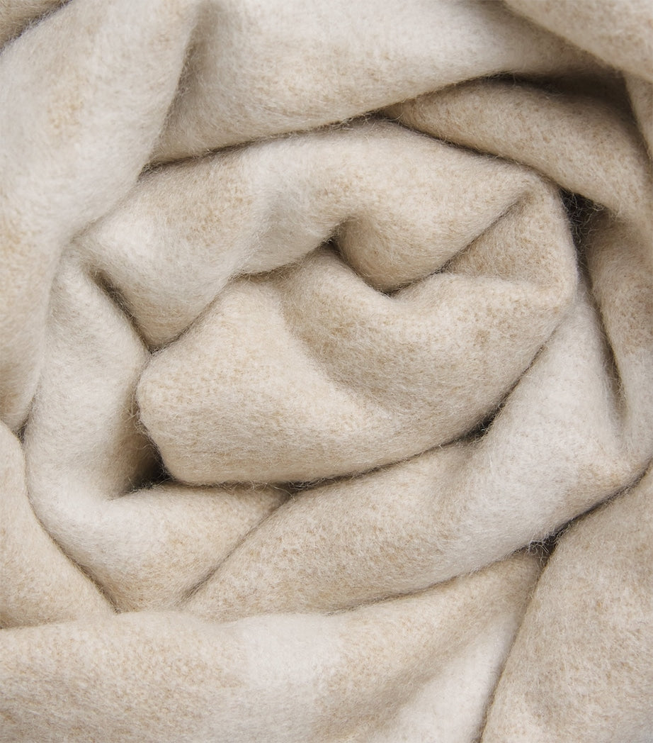 Harrods of London cashmere-lambswool geometric throw 140cm x 180cm, imported from the UK