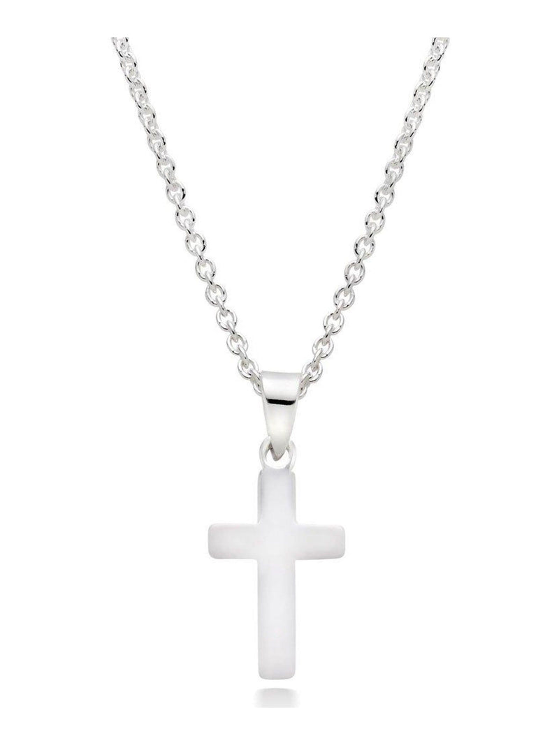 Cross pendant silver chain 35cm, imported from the UK