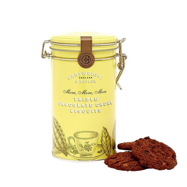 Cartwright & Butler Triple Choc Chunk Biscuits in Tin   200g GOODS M&S   