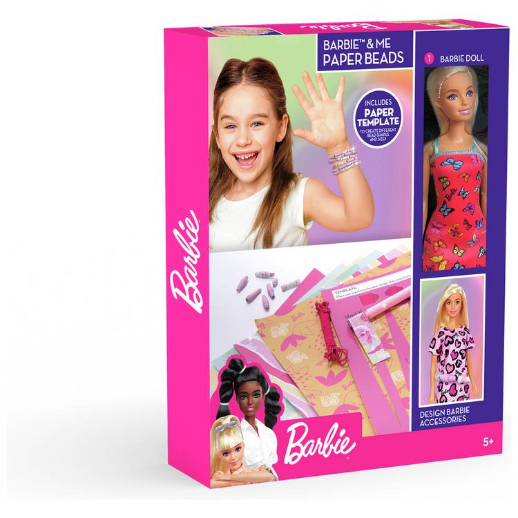 Barbie Myo Bead doll with bead assortment - British product