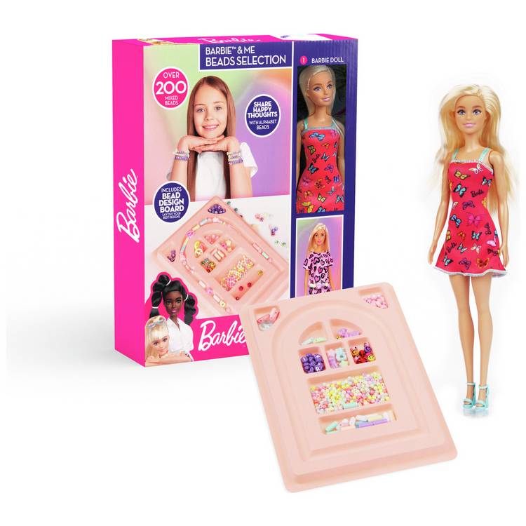 Barbie Myo Bead doll with bead assortment - British product