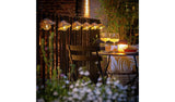 Habitat rattan effect solar string light warm white - British product