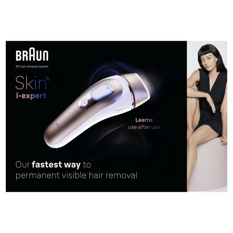 Braun Skin i-expert IPL hair removal device PL7387 (British brand)