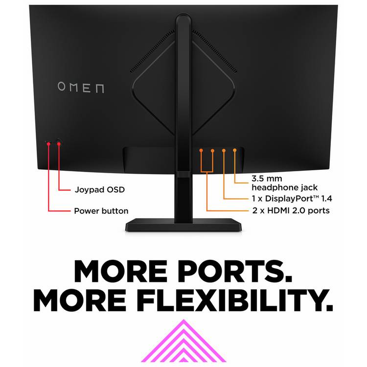 HP Omen 31.5 inch curved QHD gaming monitor, UK version
