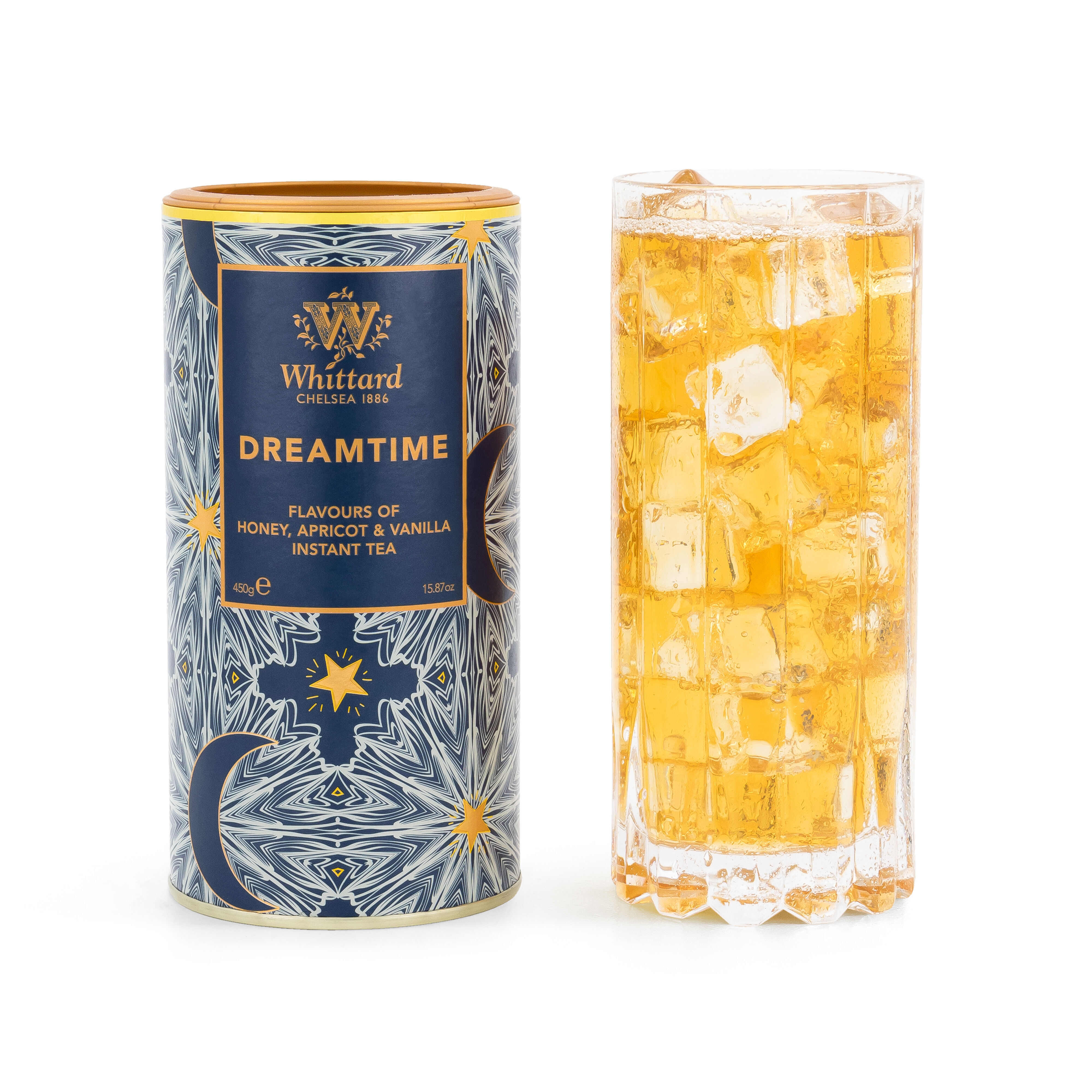 Whittard Dreamtime instant tea powder 450g, imported from the UK